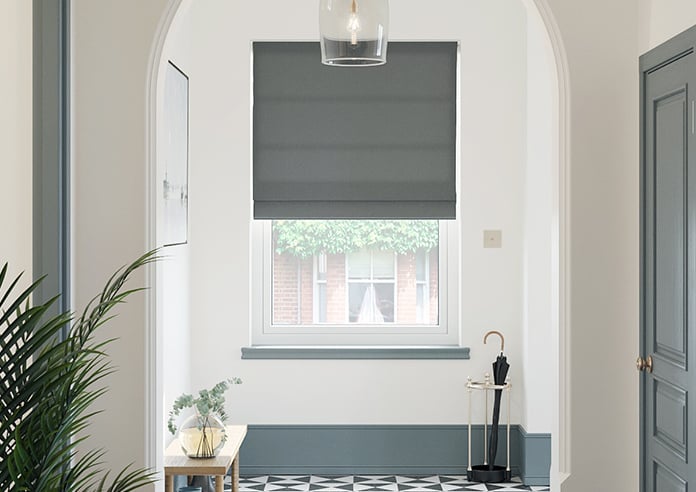 Sydney, Charcoal - Twist&Fit Roman Blind - Image 3